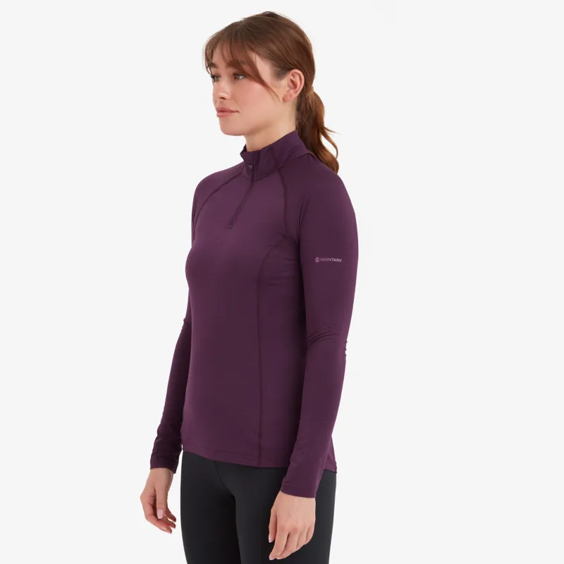 Montane Womens Dart XT Zip Neck Saskatoon Berry-2
